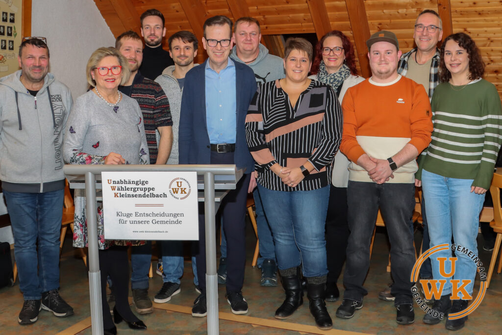 Die Kandidaten der UWK für die Kommunalwahl 2025